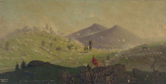 Painting, Attack on Little Round Top