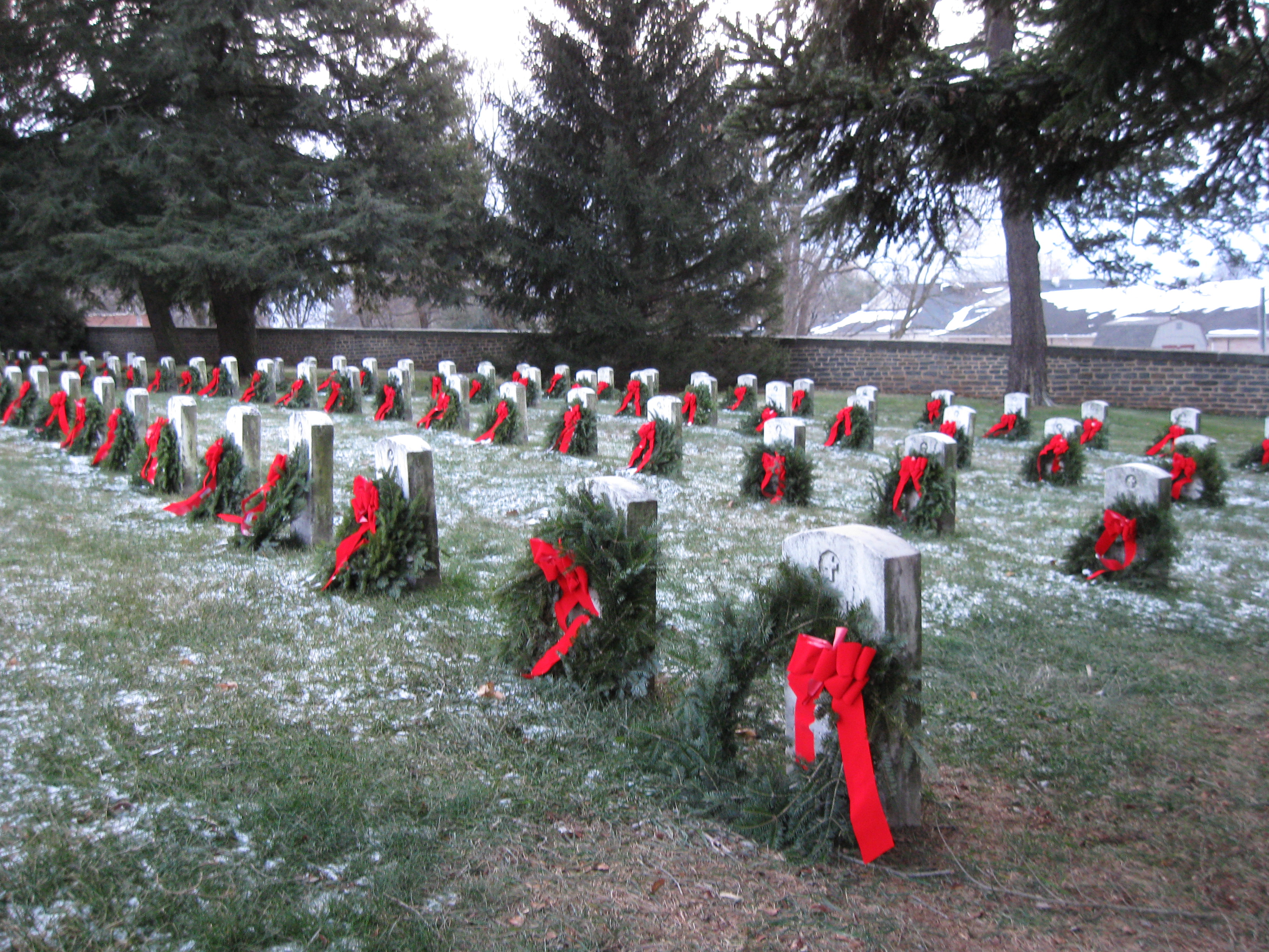 Gettysburg National Cemetery Christmas Wreaths | Gettysburg Daily