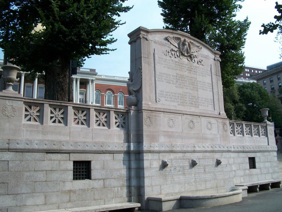 North view of the memorial