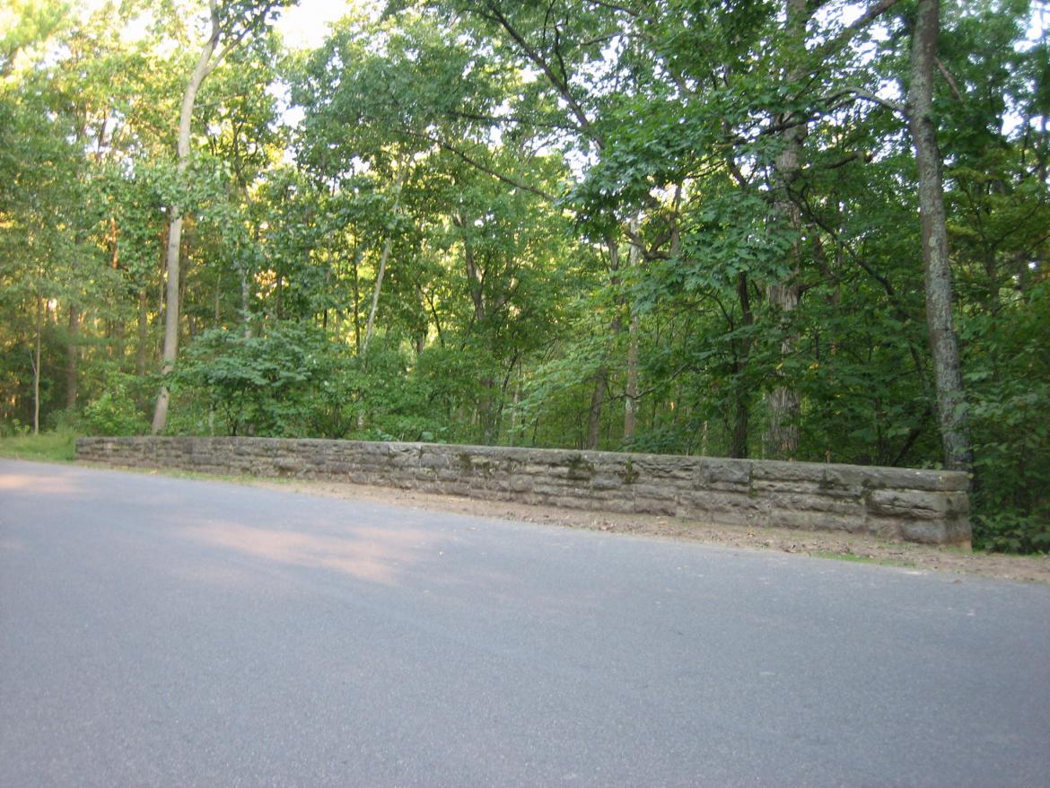 South side of the stone bridge