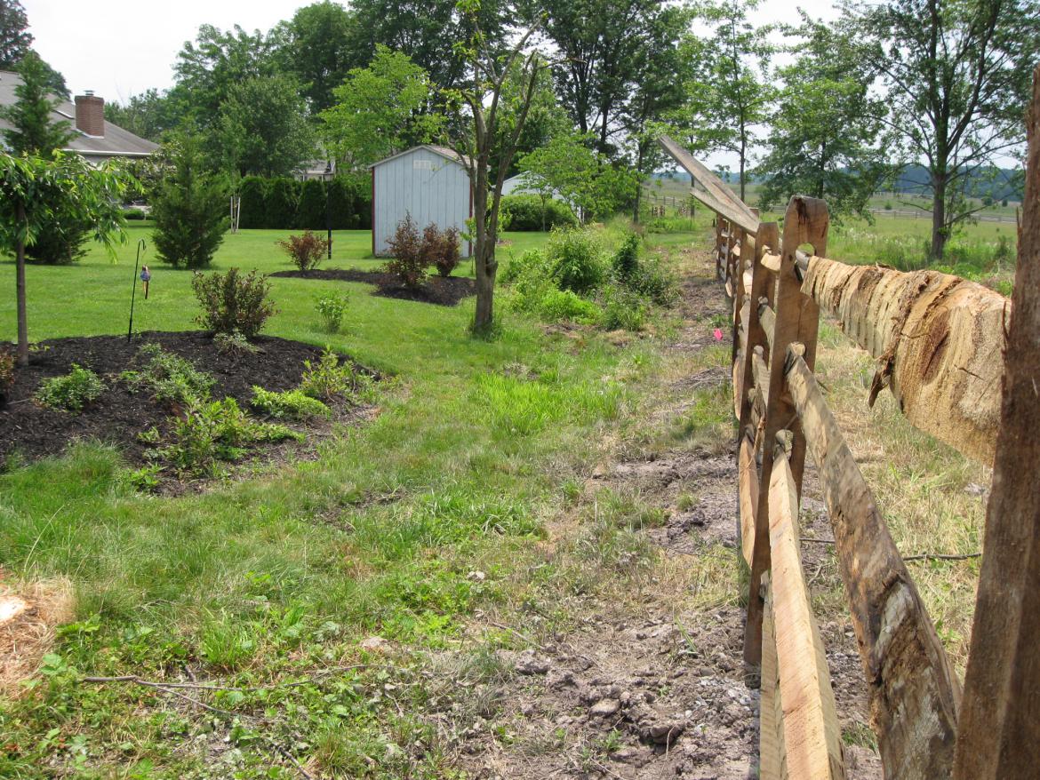 Historic Long Lane Partially Restored by NPS and Friends Fence Building ...